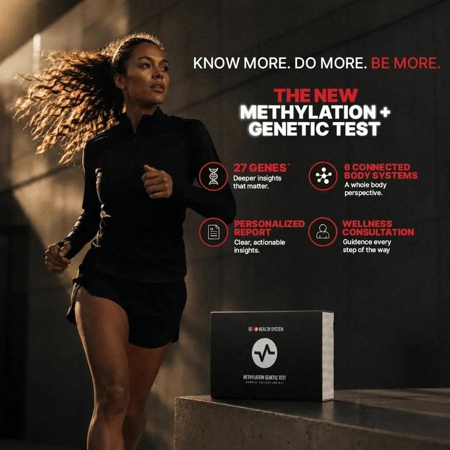10X Health ad: The new Methylation and Genetic Test