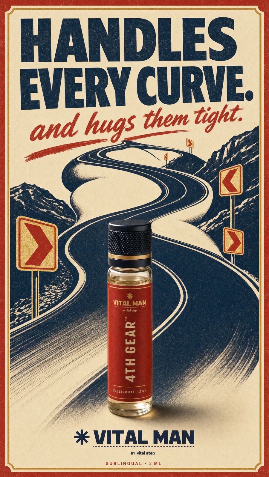 Vital Man ad: Handles every curve
