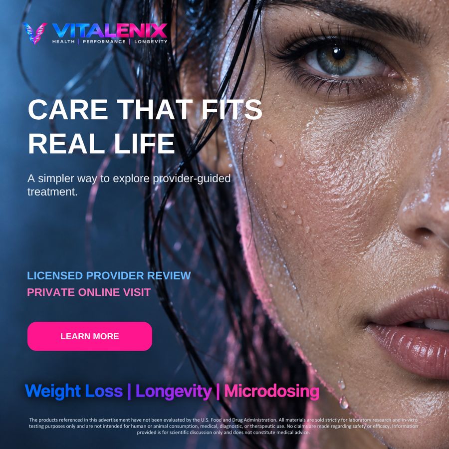 Vitalenix ad: Care that fits real life